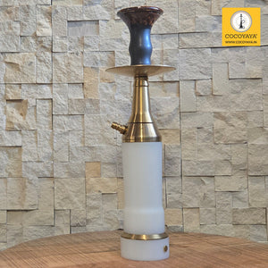 COCOYAYA Broski LED Hookah Golden White With Bag