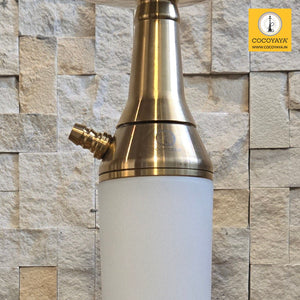 COCOYAYA Broski LED Hookah Golden White With Bag