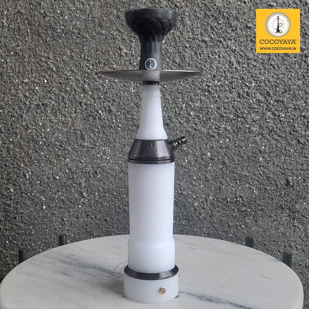 COCOYAYA Broski LED Hookah Coffee White With Bag