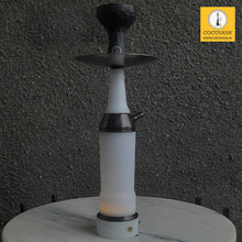Load image into Gallery viewer, COCOYAYA Broski LED Hookah Coffee White With Bag
