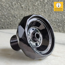 Load image into Gallery viewer, COCOYAYA Diamond Chillum Black Head Bowl for All Hookah
