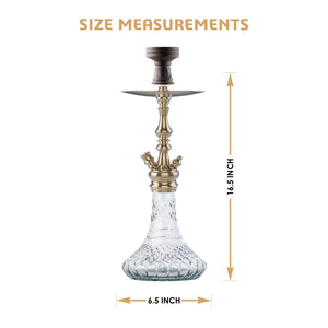 COCOYAYA Prince Series Simba Hookah Champagne with Bag