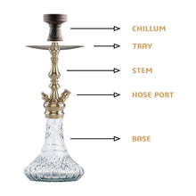 Load image into Gallery viewer, COCOYAYA Prince Series Simba Hookah Champagne with Bag
