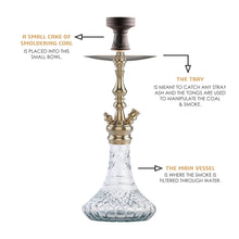 Load image into Gallery viewer, COCOYAYA Prince Series Simba Hookah Champagne with Bag
