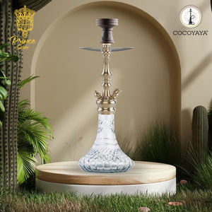 COCOYAYA Prince Series Simba Hookah Champagne with Bag
