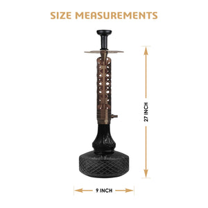 COCOYAYA Ferro Series Crucio Hookah Coffee (Black Base)