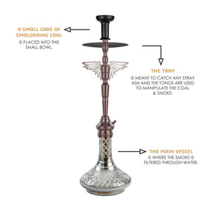 COCOYAY Angel Series Falcon Hookah Coffee(with bag)