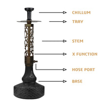 Load image into Gallery viewer, COCOYAYA Ferro Series Almavi Hookah Coffee (Black Base)
