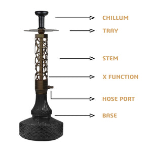 COCOYAYA Ferro Series Almavi Hookah Coffee (Black Base)