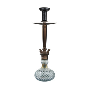 COCOYAYA Prince Series Dino Hookah Coffee (Cut Glass Base)