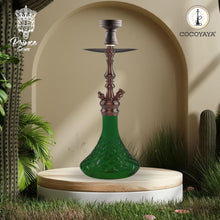 Load image into Gallery viewer, COCOYAYA Prince Series Simbha Hookah Coffee (Dark Green Base) with Bag
