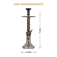 Load image into Gallery viewer, COCOYAYA Jade Series Valeriya Zeta Hookah Coffee (Design 4 Grey Base)(with bag)
