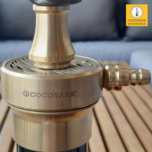 Load image into Gallery viewer, COCOYAYA Congo Series Terminator Hookah Golden (Black Base)
