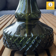 Load image into Gallery viewer, COCOYAYA Congo Series Terminator Hookah Golden (Dark Green Base)
