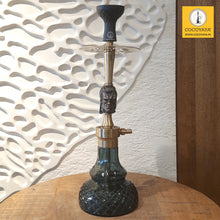 Load image into Gallery viewer, COCOYAYA Congo Series Terminator Hookah Golden (Grey Base) With Bag
