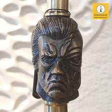 Load image into Gallery viewer, COCOYAYA Congo Series Terminator Hookah Golden (Grey Base) With Bag
