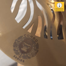 Load image into Gallery viewer, COCOYAYA Congo Series Terminator Hookah Golden (Grey Base) With Bag
