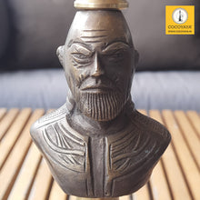 Load image into Gallery viewer, COCOYAYA Congo Series Thanos Hookah Golden ( Dark Green Base )
