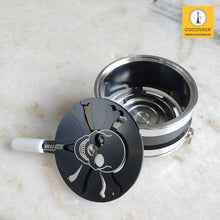 Load image into Gallery viewer, COCOCYAYA Hookah Skull HMD Heat Management Device Black Silver
