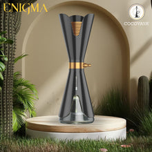 Load image into Gallery viewer, COCOYAYA Enigma Shisha Hookah Black Golden
