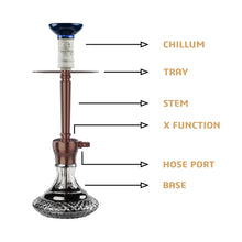 Load image into Gallery viewer, COCOYAYA Conquer Series Felix Hookah Rose Golden
