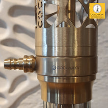 Load image into Gallery viewer, COCOYAYA Ferro Series Almavi Hookah Golden (Cut Glass Base) With Bag
