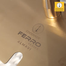 Load image into Gallery viewer, COCOYAYA Ferro Series Almavi Hookah Golden (Cut Glass Base) With Bag
