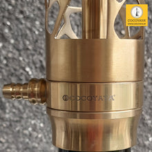 Load image into Gallery viewer, COCOYAYA Ferro Series Almavi Hookah Golden ( Dark Green Base ) With Bag
