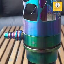 Load image into Gallery viewer, COCOYAYA Ferro Series Almavi Hookah Rainbow ( Black Base ) With Bag
