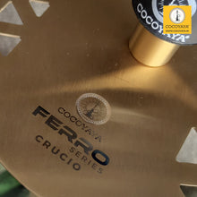 Load image into Gallery viewer, COCOYAYA Ferro Series Crucio Hookah Golden (Dark Green Base) With Bag
