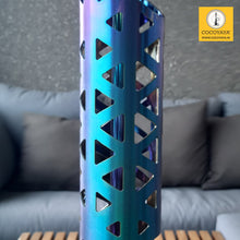 Load image into Gallery viewer, COCOYAYA Ferro Series Crucio Hookah Rainbow ( Dark Grey Base ) With Bag

