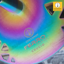 Load image into Gallery viewer, COCOYAYA Ferro Series Crucio Hookah Rainbow ( Dark Green  Base ) With Bag
