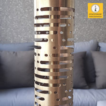 Load image into Gallery viewer, COCOYAYA Ferro Series Vivanta Hookah Golden ( Transparent Base ) With Bag
