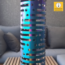 Load image into Gallery viewer, COCOYAYA Ferro Series Vivanta Hookah Rainbow ( Dark Green Base ) With Bag
