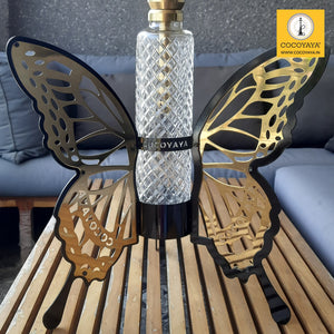 COCOYAYA Fly Series Butterfly Hookah Golden Black