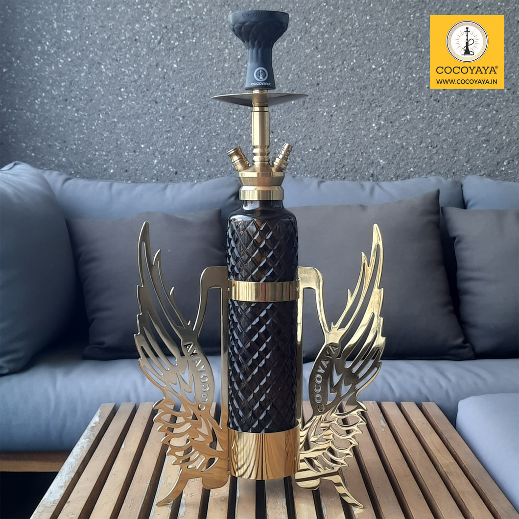 COCOYAYA Fly Series Devil Hookah Golden ( Black Base )