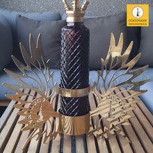 Load image into Gallery viewer, COCOYAYA Fly Series Eagle Fly Hookah Golden (Dark Purple Base)
