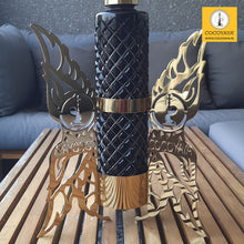 Load image into Gallery viewer, COCOYAYA Fly Series Flamingo Hookah Golden ( Black Base )
