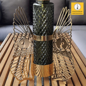 COCOYAYA Fly Series Sparrow Hookah Golden ( Dark Green Base )