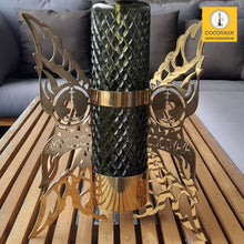 Load image into Gallery viewer, COCOYAYA Fly Series Flamingo Hookah Golden ( Dark Green Base )

