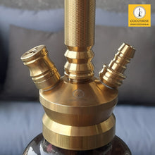 Load image into Gallery viewer, COCOYAYA Fly Series Vulchar Fly Hookah Golden (Dark Grey Base )
