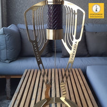 Load image into Gallery viewer, COCOYAYA Fly Series World Cup Shisha Hookah Golden ( Dark Purple Base )
