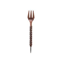 Load image into Gallery viewer, COCOYAY 1496 Hookah Fork With Pecker Aluminum Foil Hole Puncher Two in One Rose Golden
