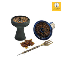 Load image into Gallery viewer, COCOYAY 1496 Hookah Fork With Pecker Aluminum Foil Hole Puncher Two in One ( Colour May Vary )
