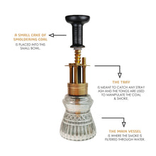 Load image into Gallery viewer, COCOYAYA Fuji Hookah Golden
