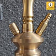 Load image into Gallery viewer, COCOYAYA Gamaliya Series Arabia Grande Hookah Golden (Dark Grey Base)
