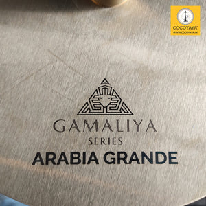 COCOYAYA Gamaliya Series Arabia Grande Hookah Golden (Dark Grey Base)