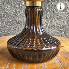 Load image into Gallery viewer, COCOYAYA Mini Ferro Series Gino Hookah Golden ( Dark Grey Base) with Bag
