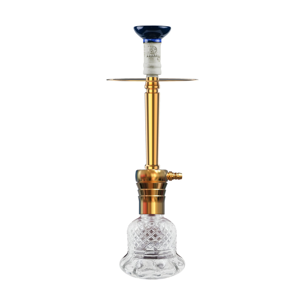 COCOYAYA Conquer Series Felix Hookah Golden (Transparent Base)