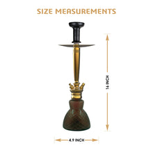Load image into Gallery viewer, COCOYAYA Prince Series Dino Hookah Golden ( Dark Grey )
